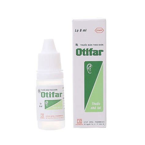 Công dụng thuốc Otifar 8ml